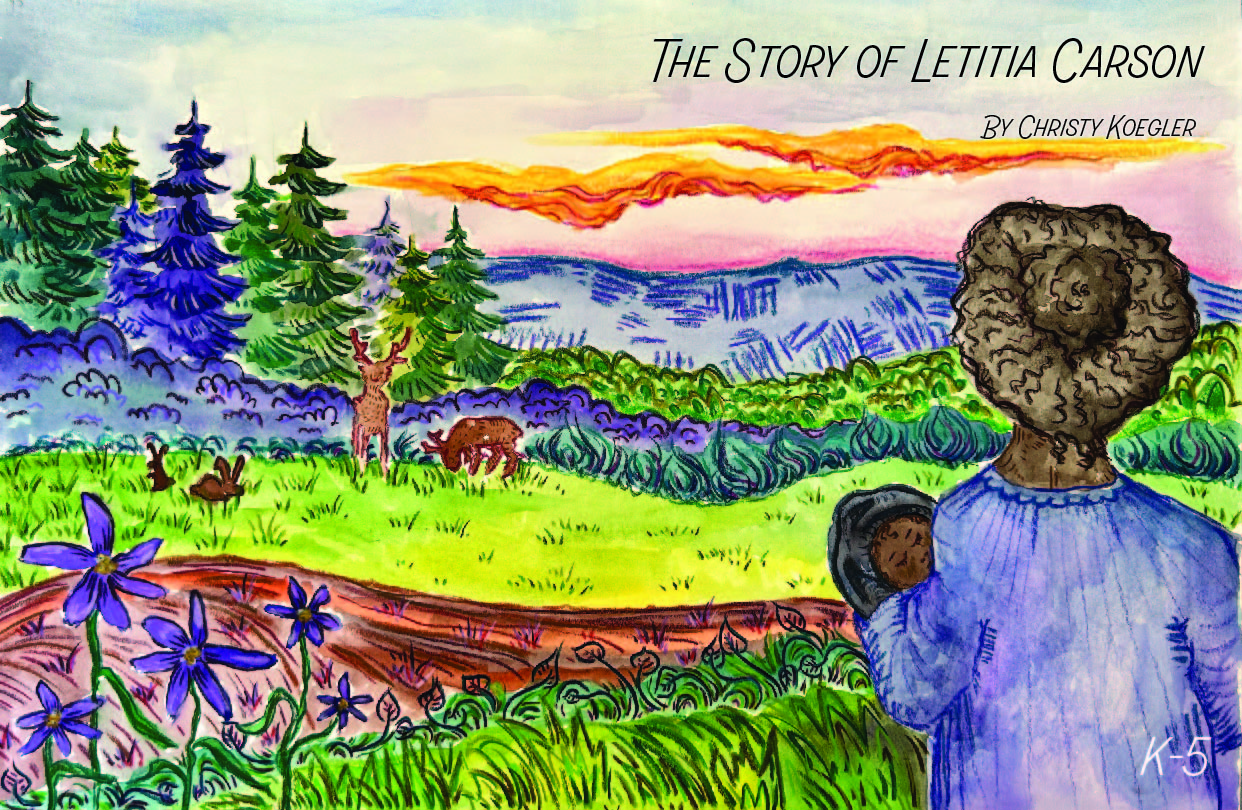 The Story of Letitia Carson — illustrated children's book cover