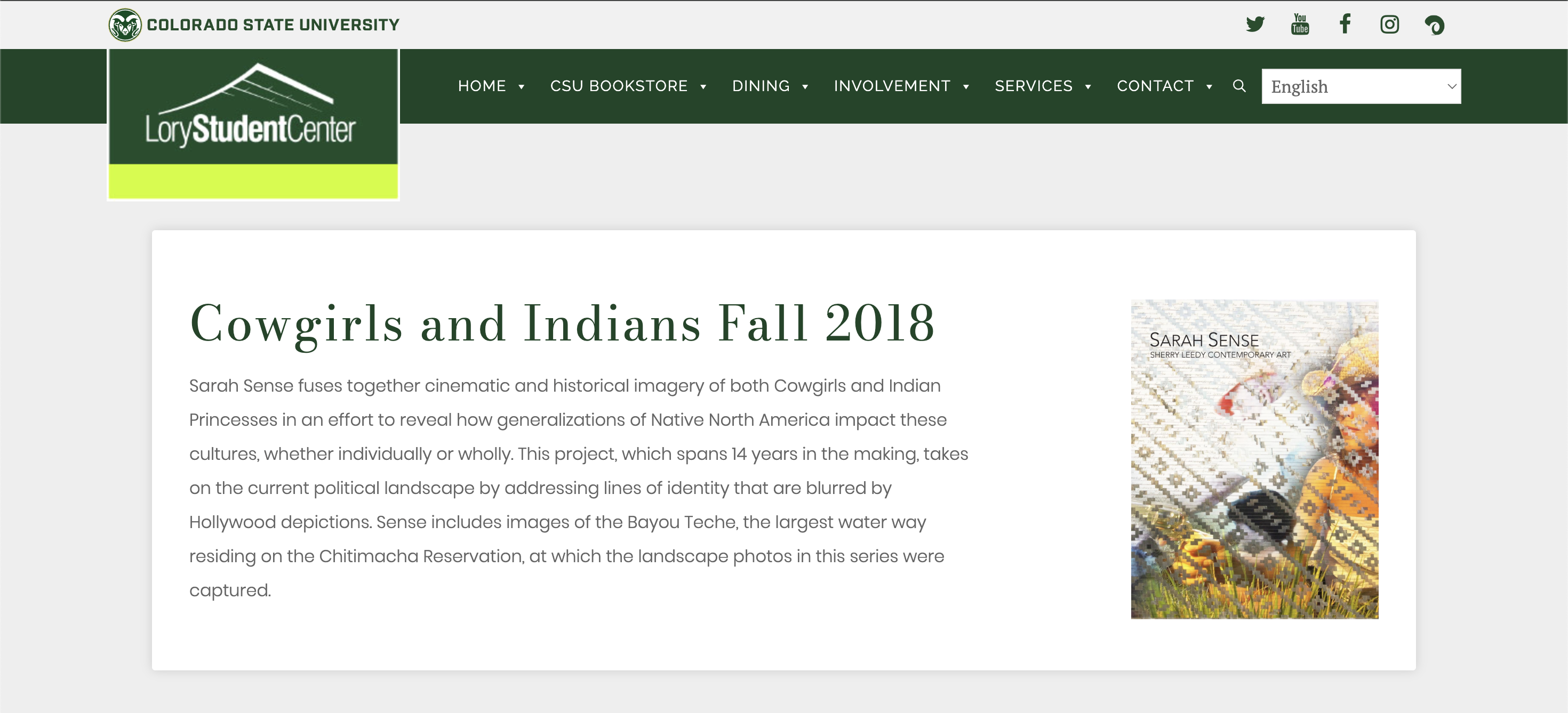 Cowgirls and Indians by Sarah Sense — Duhesa Gallery Fall 2018